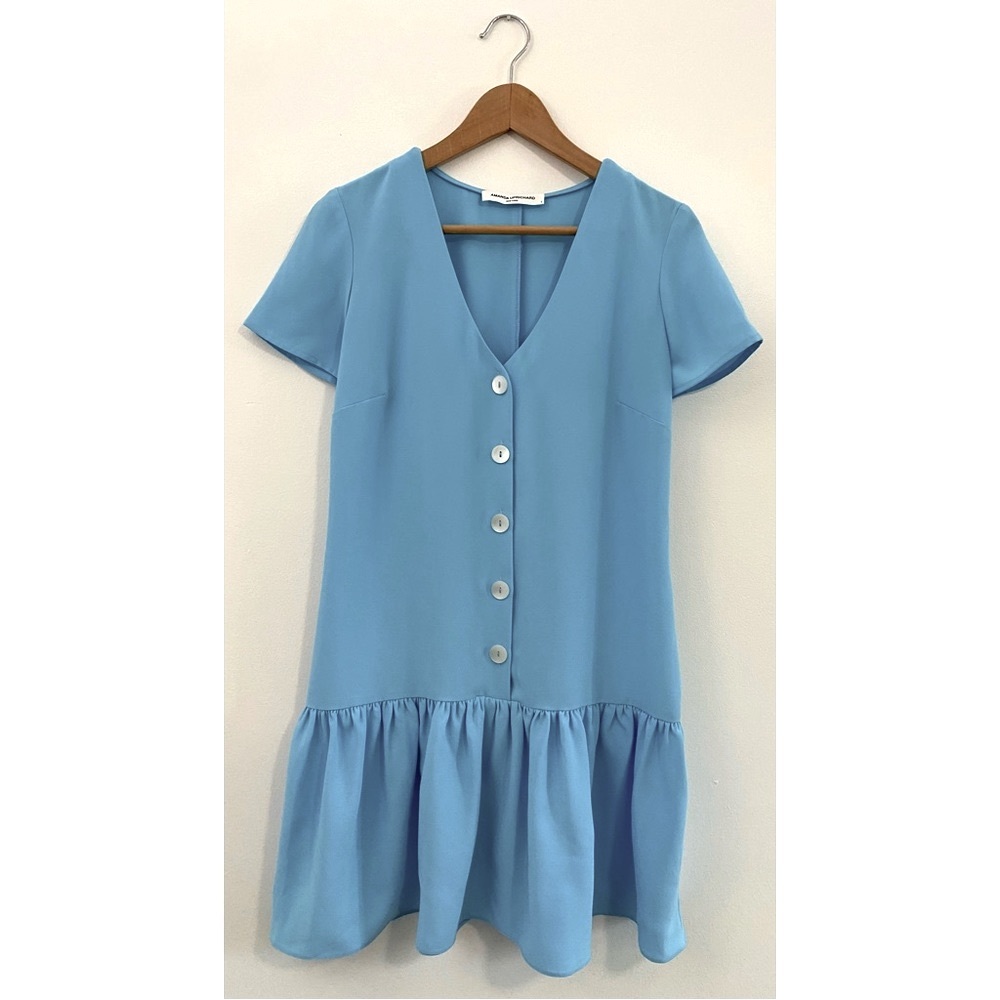 Amanda Uprichard Light Blue Dress Size Small